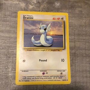 Dratini Pokémon Card